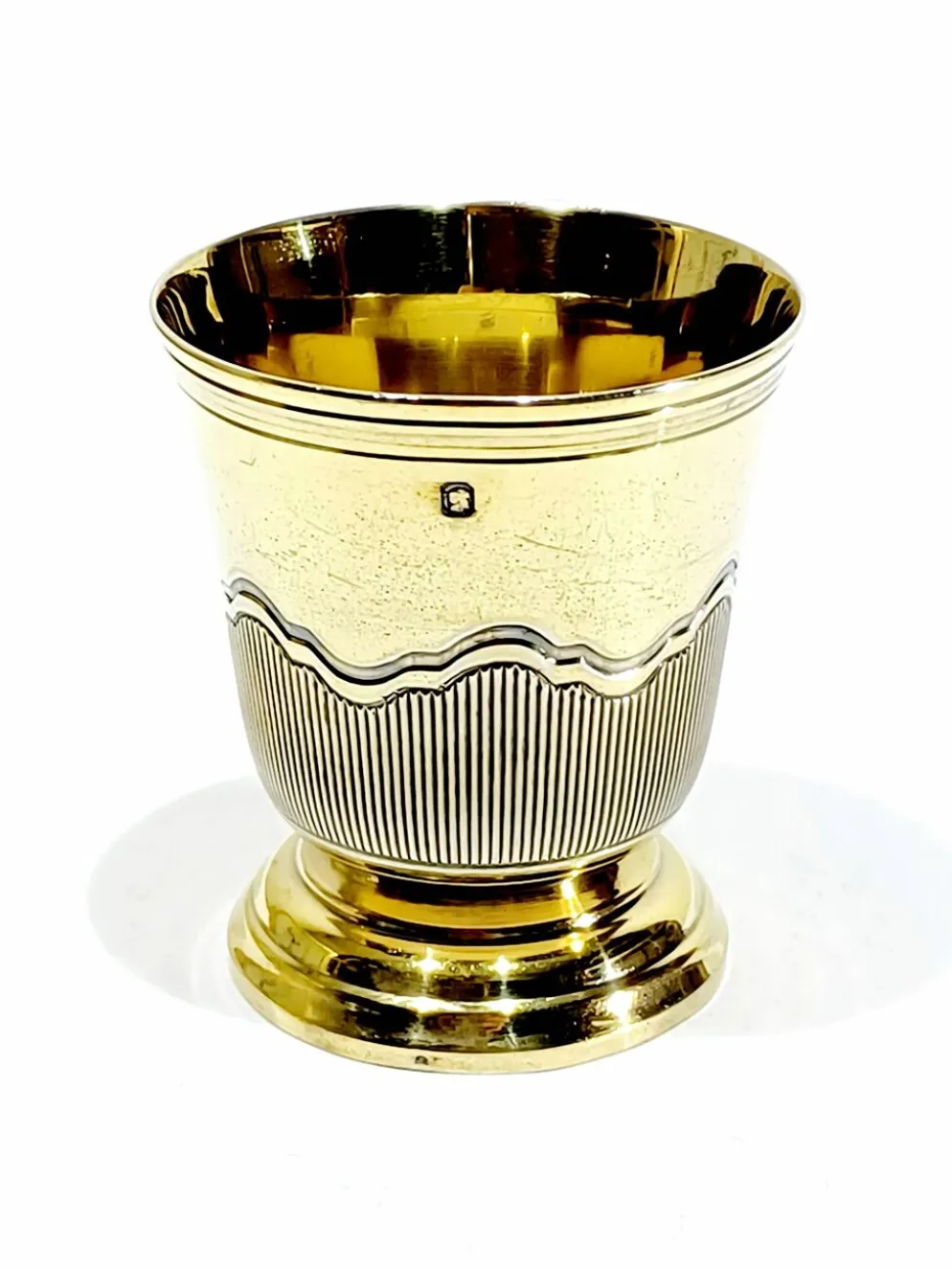 Christofle - Coquetier en vermeil