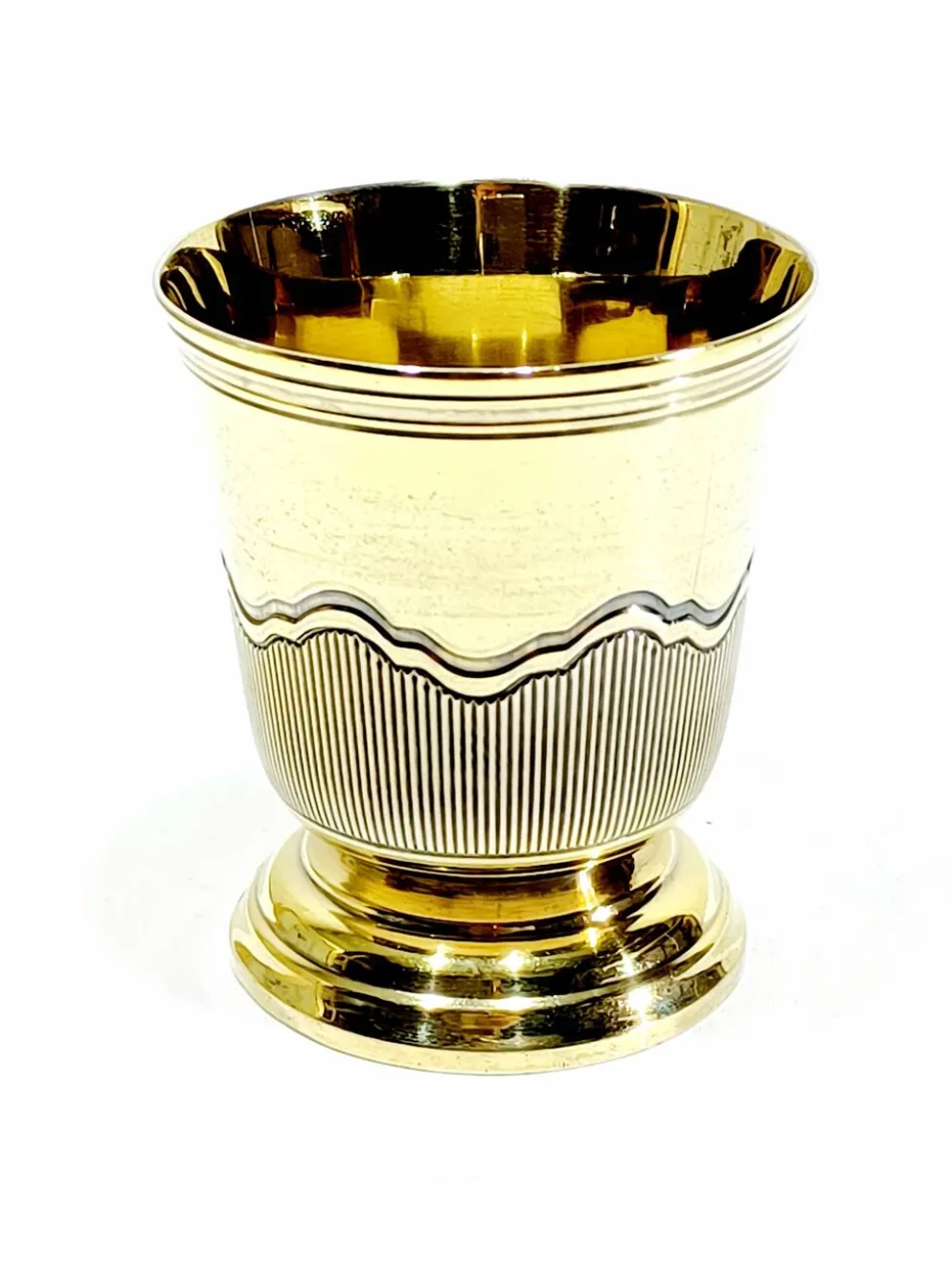 Christofle - Coquetier en vermeil