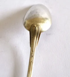Christofle cuillère à café Chinon en métal argenté au filet 13,8 cm