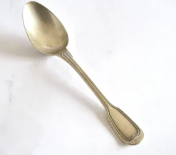 Christofle cuillère à café Chinon en métal argenté au filet 13,8 cm