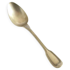 Christofle cuillère à café Chinon en métal argenté au filet 13,8 cm