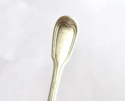 Christofle cuillère à café Chinon en métal argenté au filet 13,8 cm