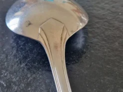 Christofle - Cuillère de service à ragout modèle Boréal en métal argenté