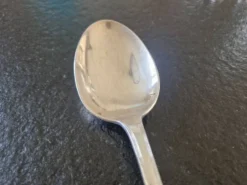 Christofle - Cuillère de service à ragout modèle Boréal en métal argenté