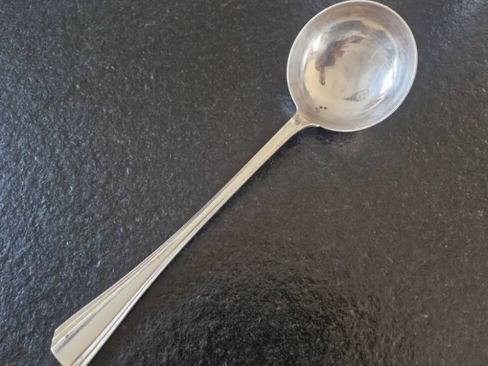 Christofle - Louche à potage modèle Boréal en métal argenté