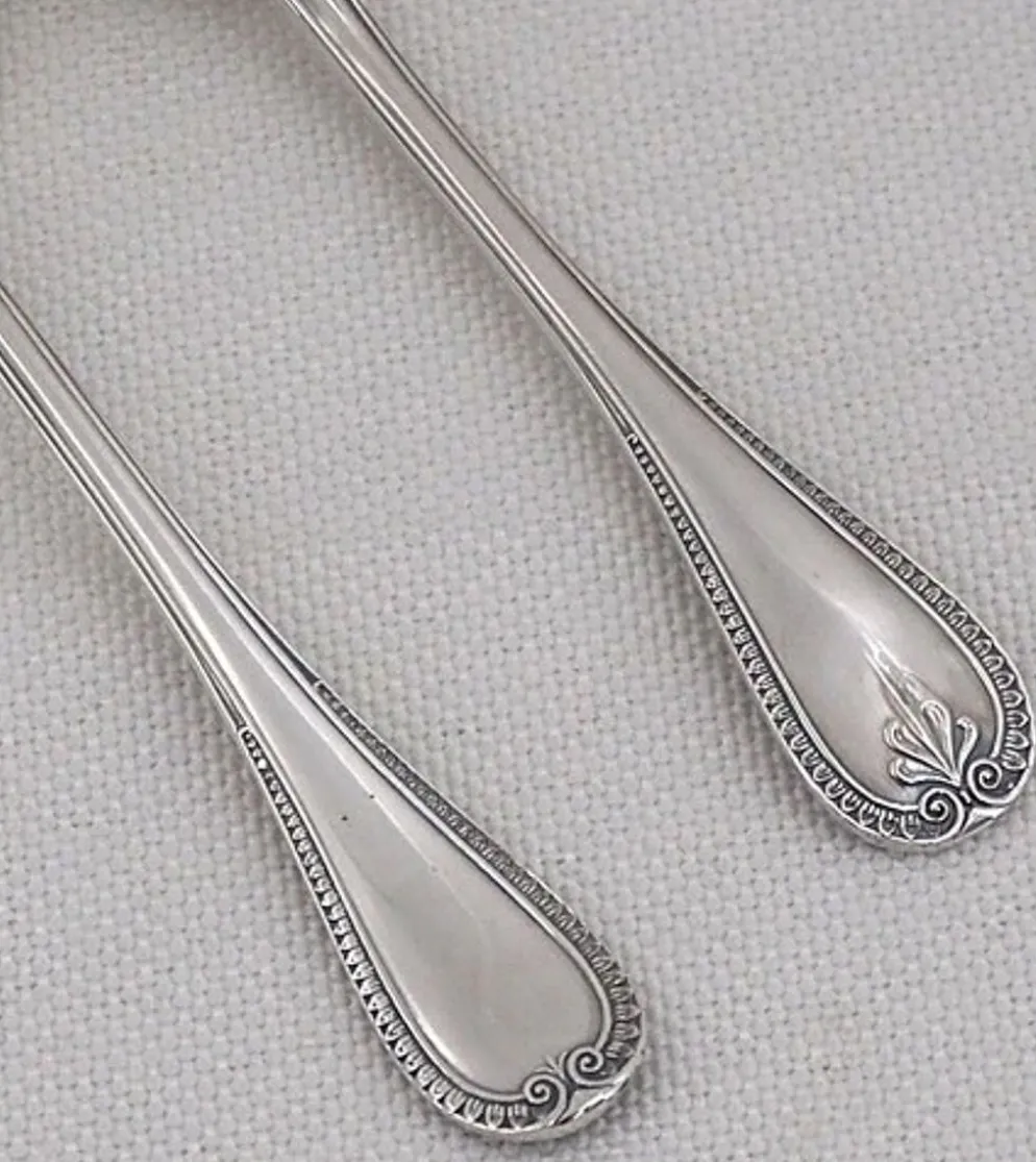 Christofle Malmaison, 6 cuillères à moka, café, 10 cm, état proche du neuf.