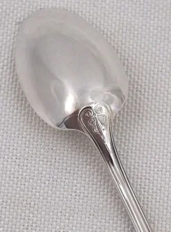 Christofle Malmaison, 6 cuillères à moka, café, 10 cm, état proche du neuf.
