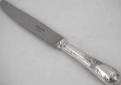 Christofle Marly, 8 couteaux à entremets, dessert, fromage, métal argenté 19,5cm