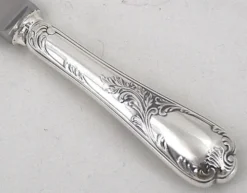 Christofle Marly, 8 couteaux à entremets, dessert, fromage, métal argenté 19,5cm