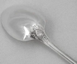 Christofle Marly, 10 cuillères de table métal argenté, 21 cm.