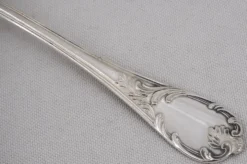 Christofle Marly, 10 cuillères de table métal argenté, 21 cm.