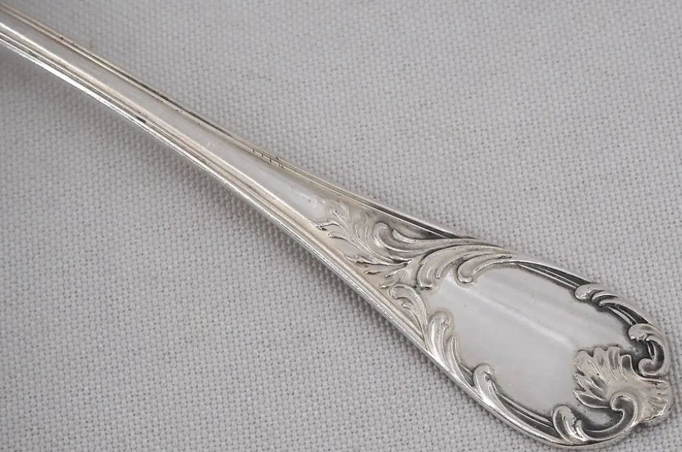 Christofle Marly, 10 cuillères de table métal argenté, 21 cm.