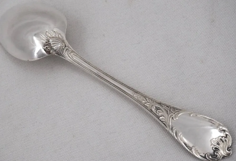 Christofle Marly, 10 cuillères de table métal argenté, 21 cm.