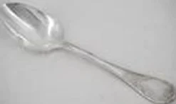 Christofle Marly, 12 cuillères à entremets, dessert en métal argenté, 17 cm.