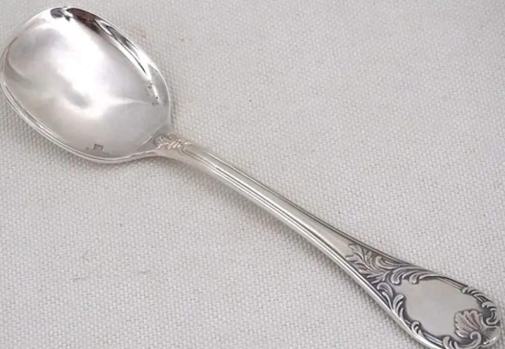 Christofle Marly, 12 cuillères, pelles à glace en métal argenté, 12,8 cm.