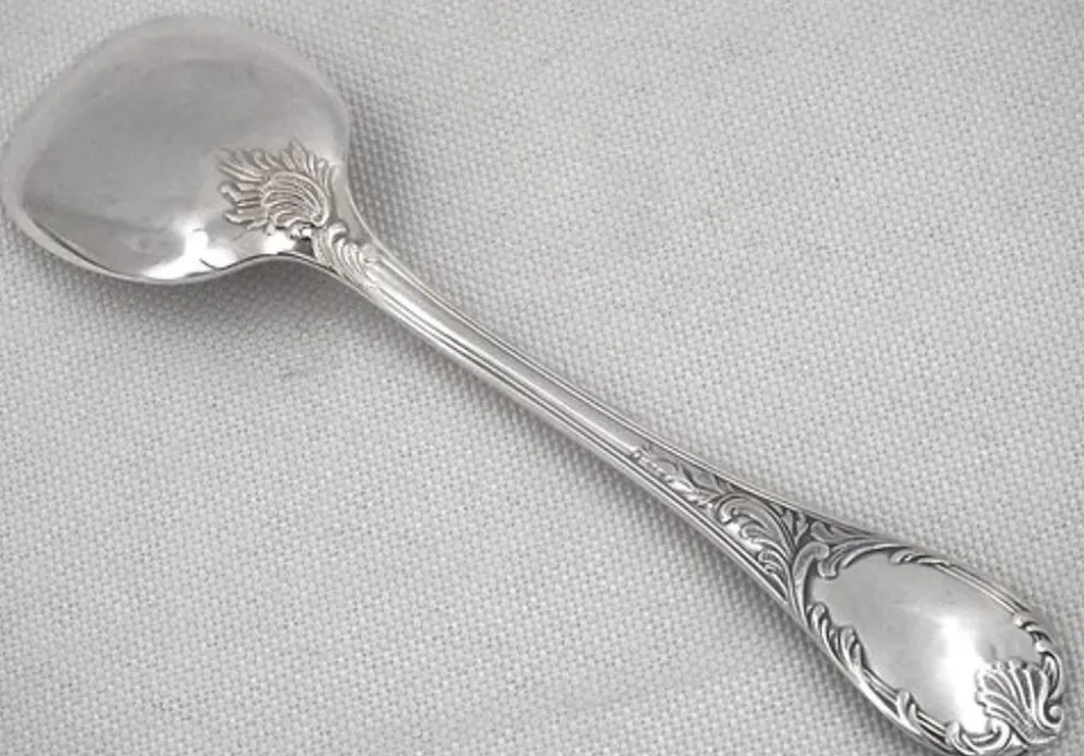 Christofle Marly, 12 cuillères, pelles à glace en métal argenté, 12,8 cm.