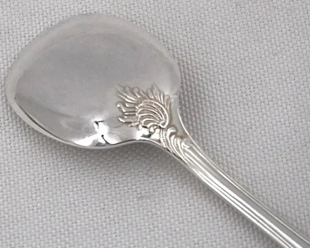 Christofle Marly, 12 cuillères, pelles à glace en métal argenté, 12,8 cm.