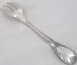 Christofle Marly, 12 fourchettes à gâteaux métal argenté, 15,8 cm excellent état