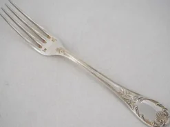 Christofle Marly, 8 fourchettes de table 20,5 cm métal argenté, pièces récentes.