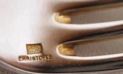 Christofle Marly, 8 fourchettes de table 20,5 cm métal argenté, pièces récentes.