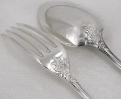 Christofle Marly ménagère set 49 pièces, couteaux, métal argenté, excellent état