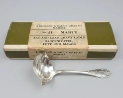 Christofle, modèle Marly, cuillère à sauce maigre et gras
