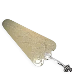 Christofle modèle Rubans, Clochettes très belle pelle à tartes, gâteaux, gravée.