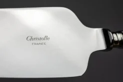 Christofle – Pelle à tarte en métal argenté, modèle Spatours avec écrin d’origine