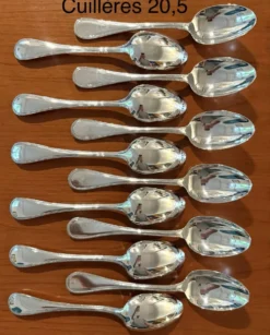 Christofle perles ,Ménagère 72 pièces métal argenté excellent état