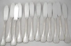 Christofle Ruban 12 couverts poisson 24 pièces métal argenté excellent état