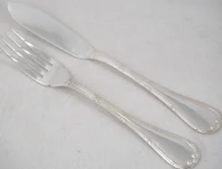 Christofle Ruban 12 couverts poisson 24 pièces métal argenté excellent état