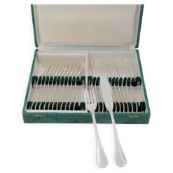 Christofle Ruban 12 couverts poisson 24 pièces métal argenté excellent état