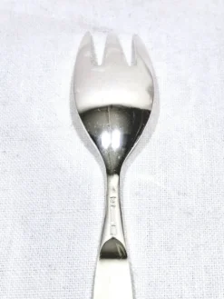 Christofle – Service à dessert en métal argenté modèle Duo