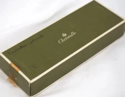 Christofle Spatours, 12 fourchettes à gâteaux, métal argenté, excellent état.