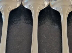 Christofle - Série de 12 cuillères de table modèle Boréal en métal argenté