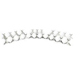 Christofle - série de 11 porte-couteaux en métal argenté