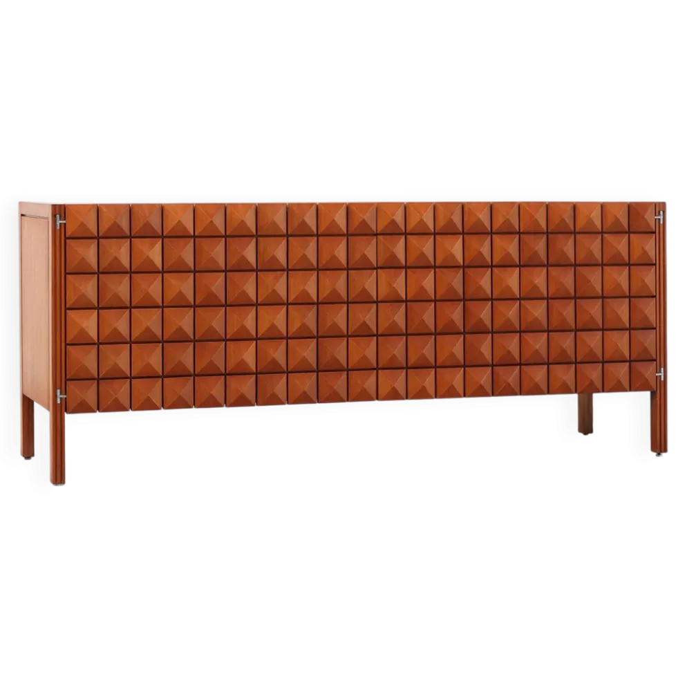 Christophe Gevers pour De Coene Frères "Saphir" buffet en teck, Belgique, 196