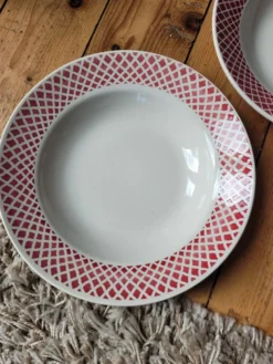 Cinq assiettes creuses FB85 Badonviller
