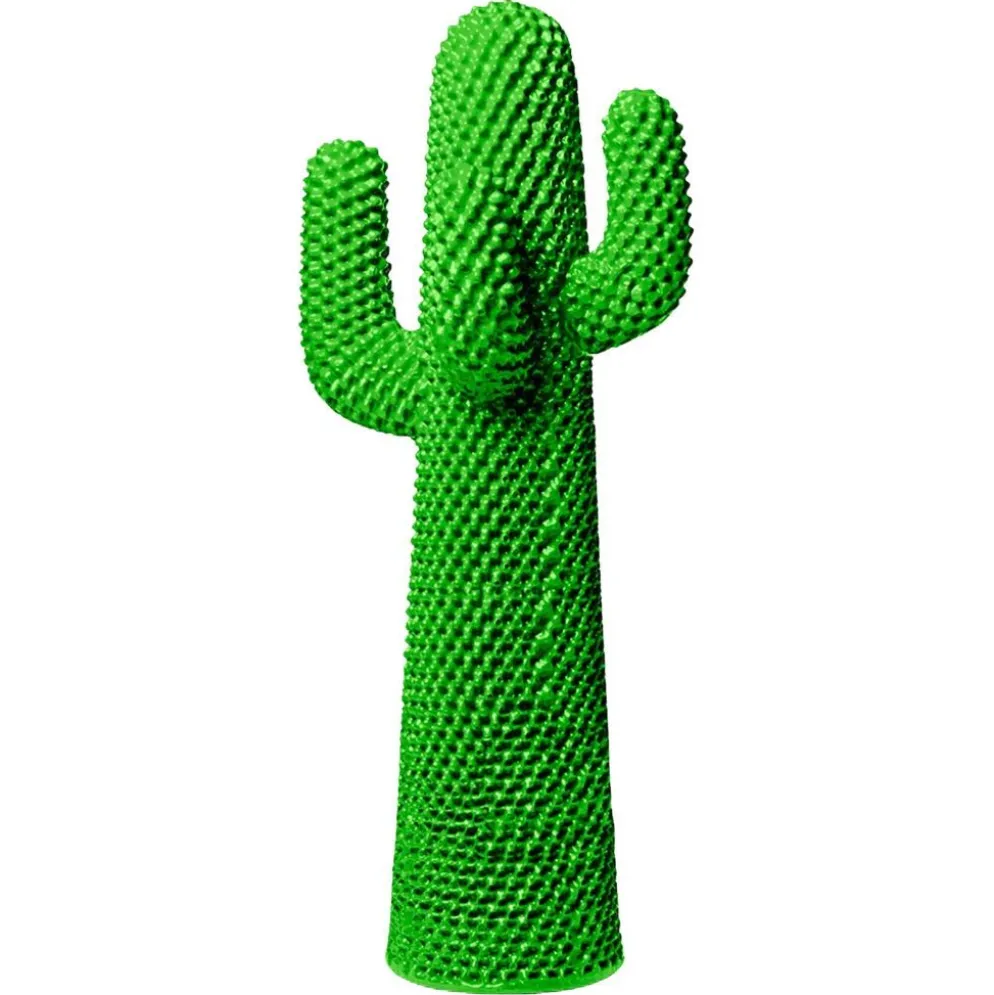 Cintre en cactus vert par Gufram - Design en polyuréthane flexible