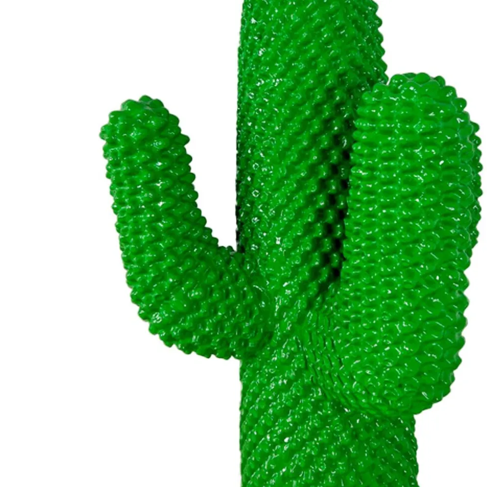 Cintre en cactus vert par Gufram - Design en polyuréthane flexible