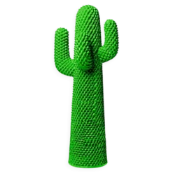 Cintre en cactus vert par Gufram - Design en polyuréthane flexible