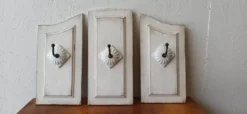Cintre triptyque shabby chic.