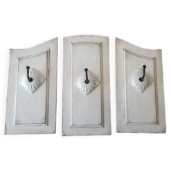 Cintre triptyque shabby chic.