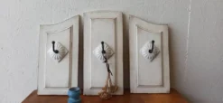 Cintre triptyque shabby chic.
