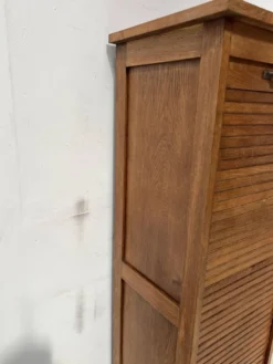 Classeur a rideau en chêne Meuble de bureau XX siècle