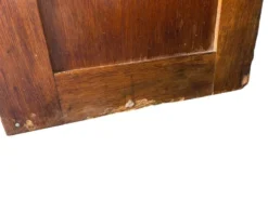 Classeur en bois vintage / armoire à volet roulant / étagère