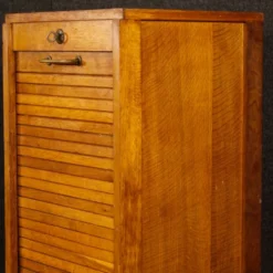 Classeur français en bois de chêne