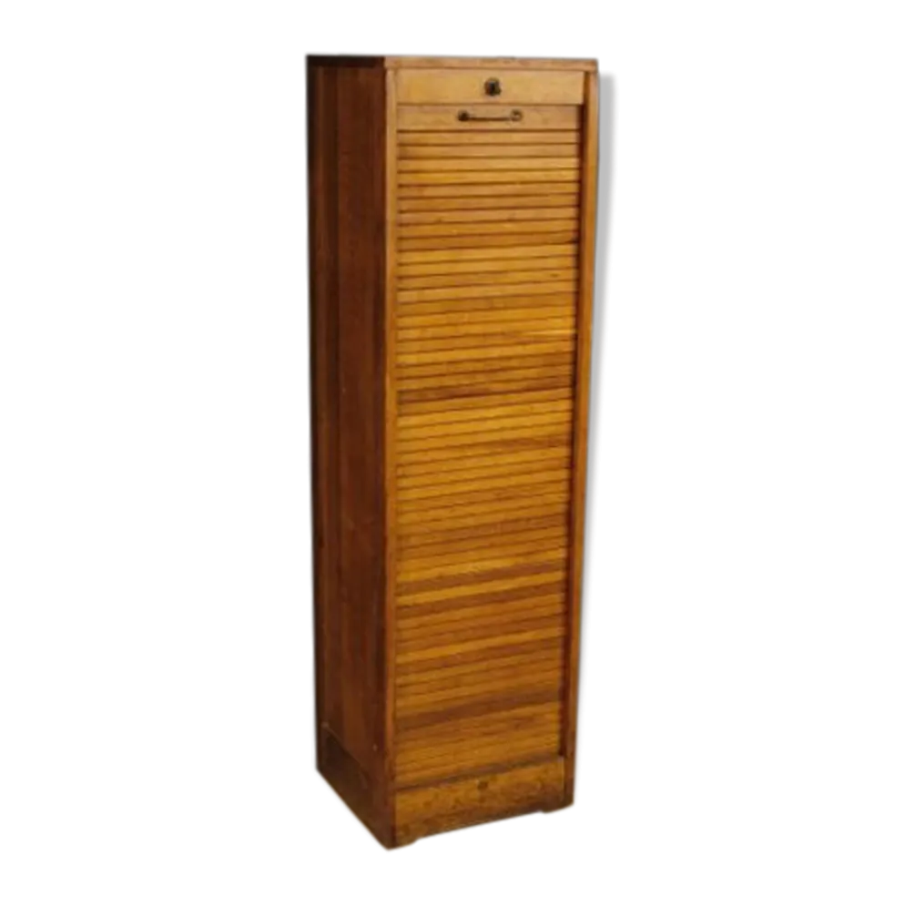 Classeur français en bois de chêne