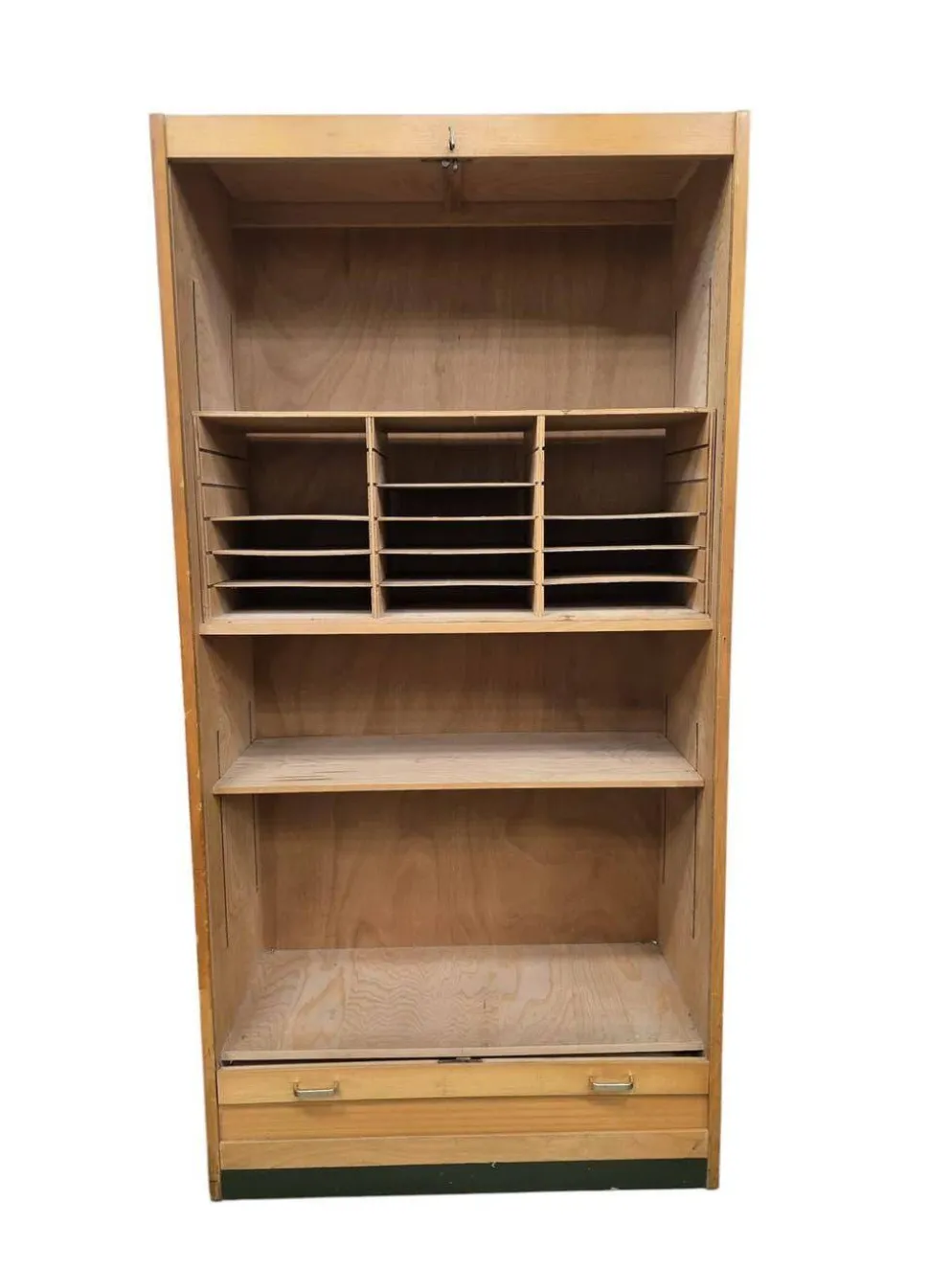 Classeur/meuble gigogne/meuble à compartiments vintage en bois