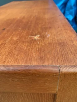 Classeur à rideau ancien en chêne H120